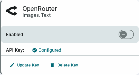 OpenRouter model config