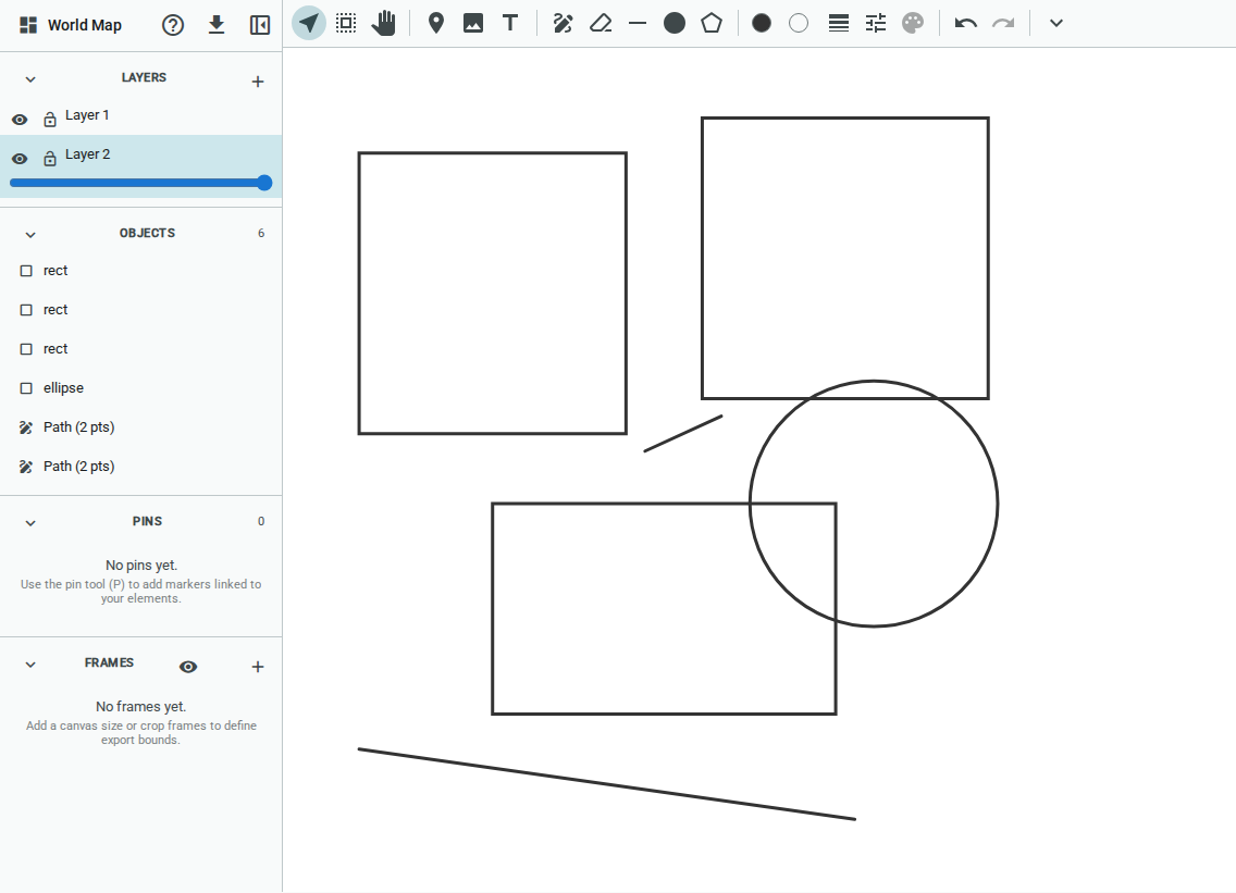 Canvas overview — light