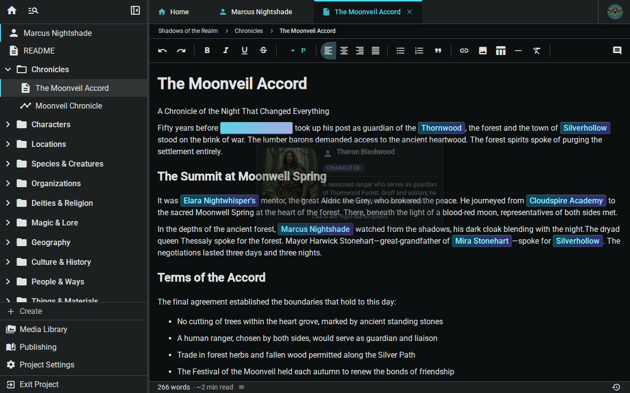 Element reference tooltip (full page) — dark
