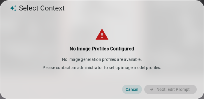 Image generation dialog — light