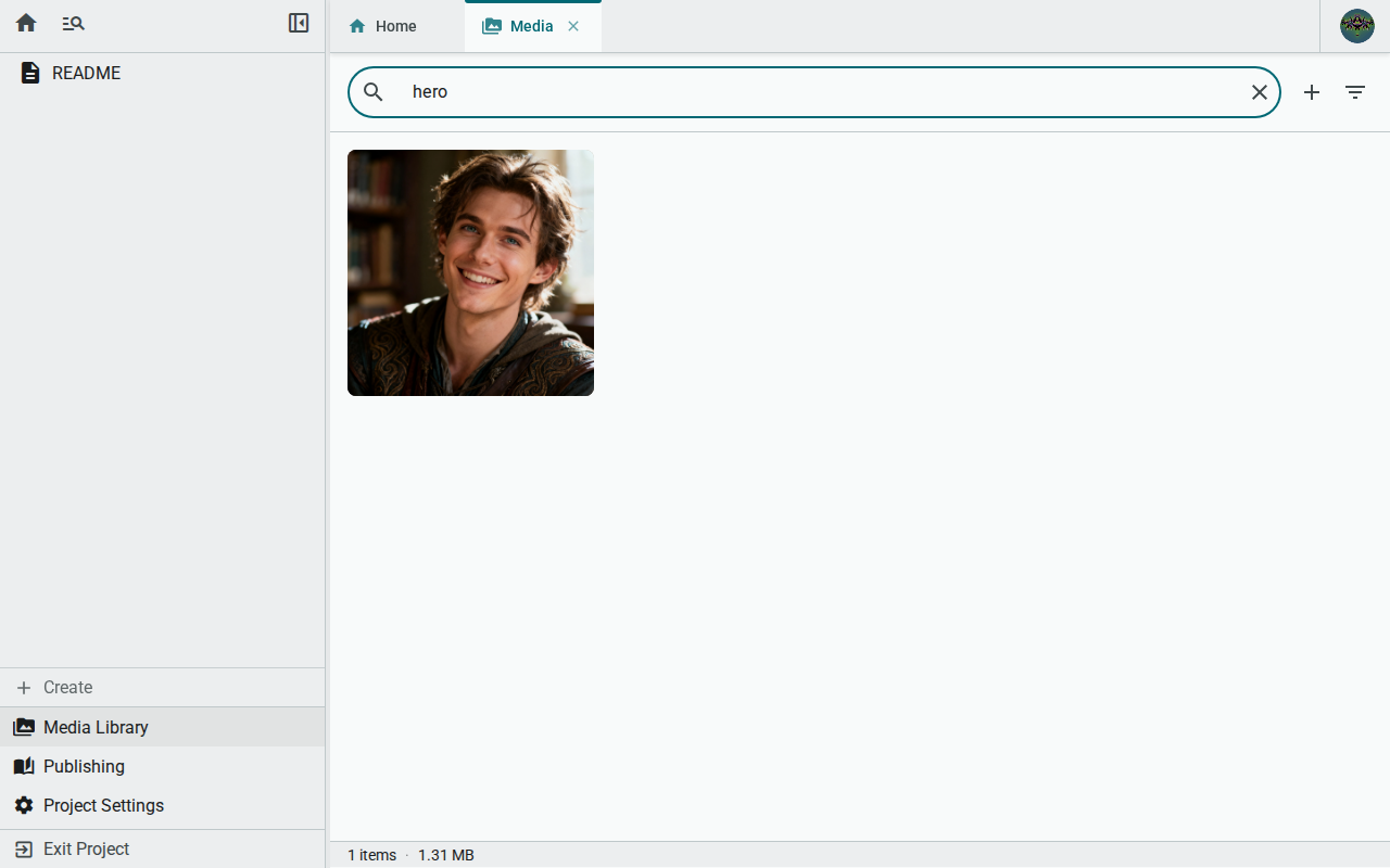 Media search results — light