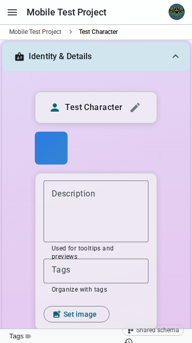 Mobile tab fields — iPhone SE