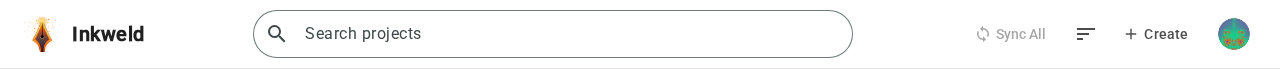 Create button in nav bar — light